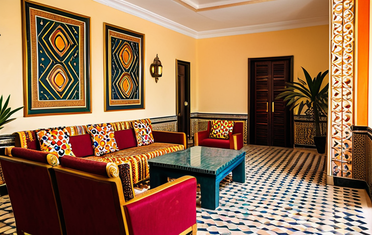 니제르에서 가장 유명한 호텔 체인 - **

"A beautifully decorated hotel lobby in Niger, showcasing traditional Nigerien patterns and warm...