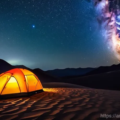 니제르에서 텐트 숙박 가능 지역 - **Awe-Inspiring Aïr Mountains Night Camp:**
    A breathtaking panoramic view of the Aïr Mountains a...