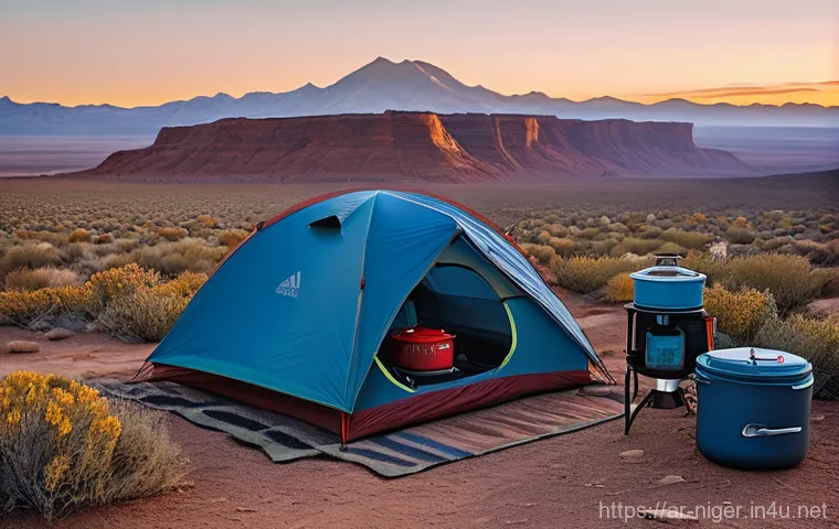 니제르에서 텐트 숙박 가능 지역 - **Serene Sunset over Lake Chad with Observing Wildlife:**
    An enchanting sunset vista over the tr...