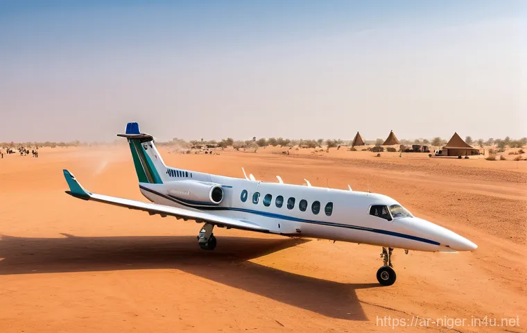 니제르의 주요 공항 및 항공사 정보 - **Diori Hamani International Airport, Niamey - A Welcoming Gateway**
    "A bustling yet organized i...
