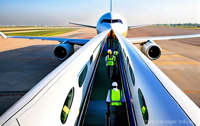 니제르의 주요 공항 및 항공사 정보 - **Agadez: Desert Gateway and Cultural Hub**
    "An evocative scene at Mano Dayak International Airp...